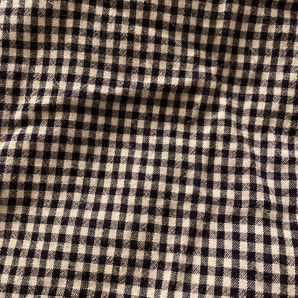 Plaid tank top with ties on back - Picture 3 of 4